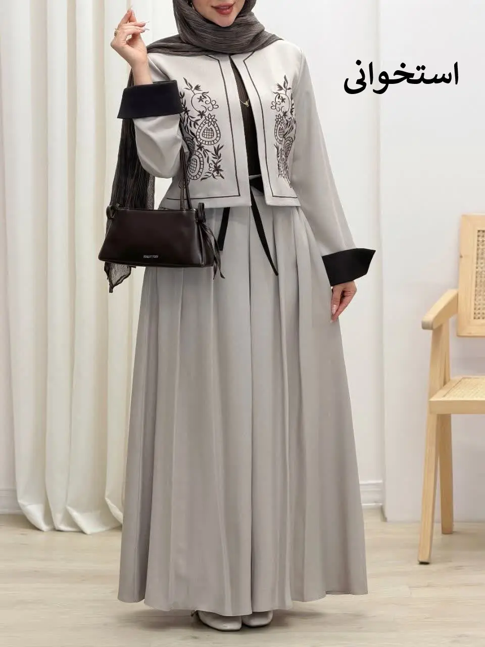 4038- کت و دامن مزونی ژیوان